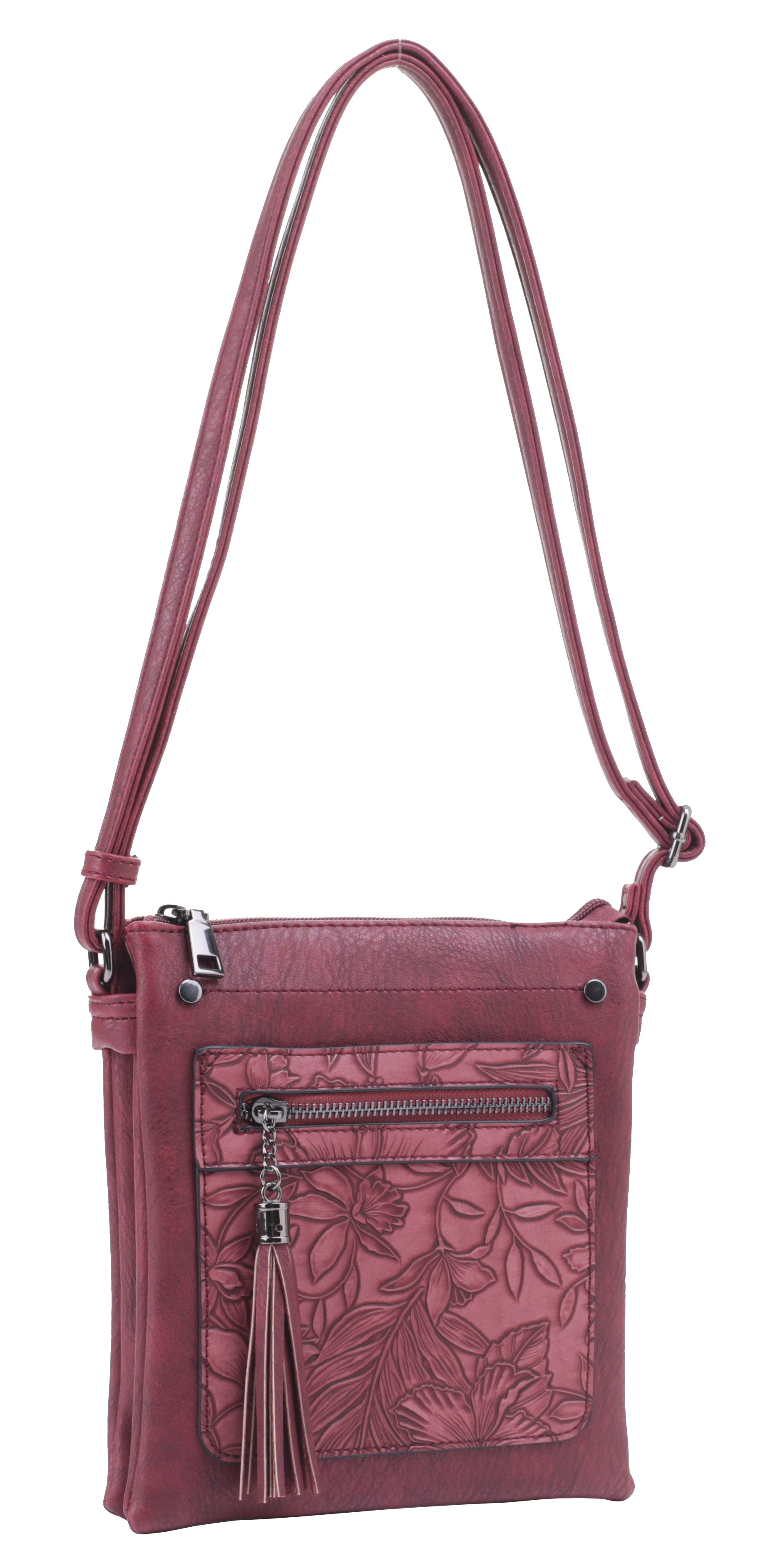 Sara Wine | Crossbody Bag, small