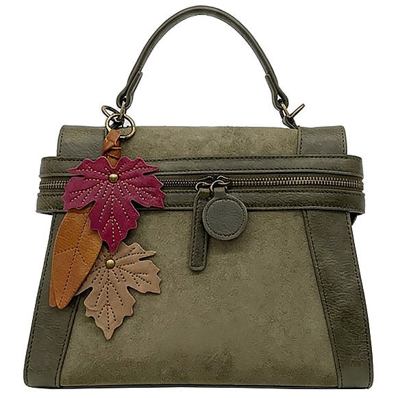 Emma Olive Suede | Crossbody Bag