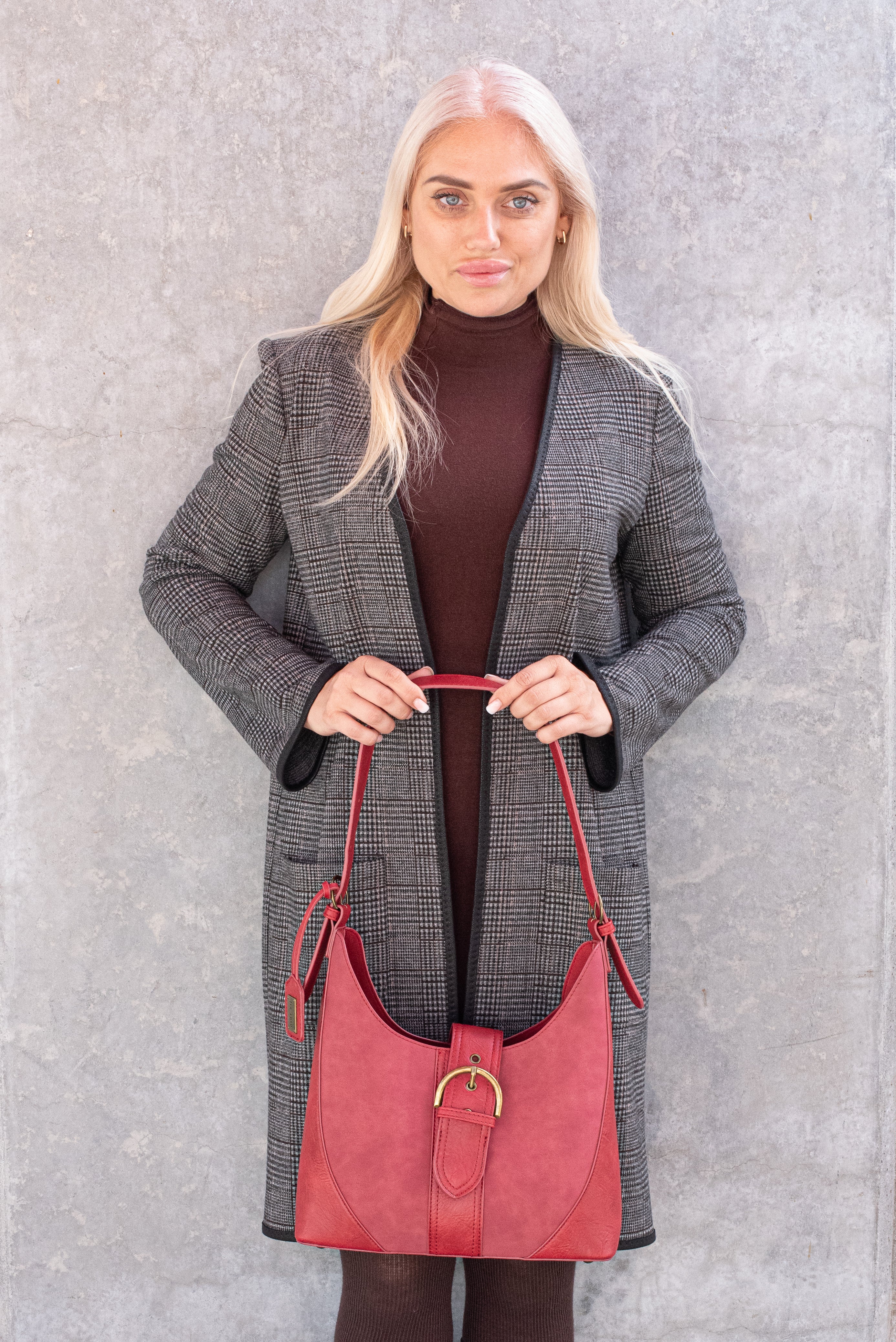 Eva Burgundy | Hobo Bag, 2 in 1