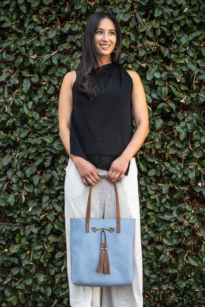 Jane Denim | Tote Bag, 2 in 1 Horsebit