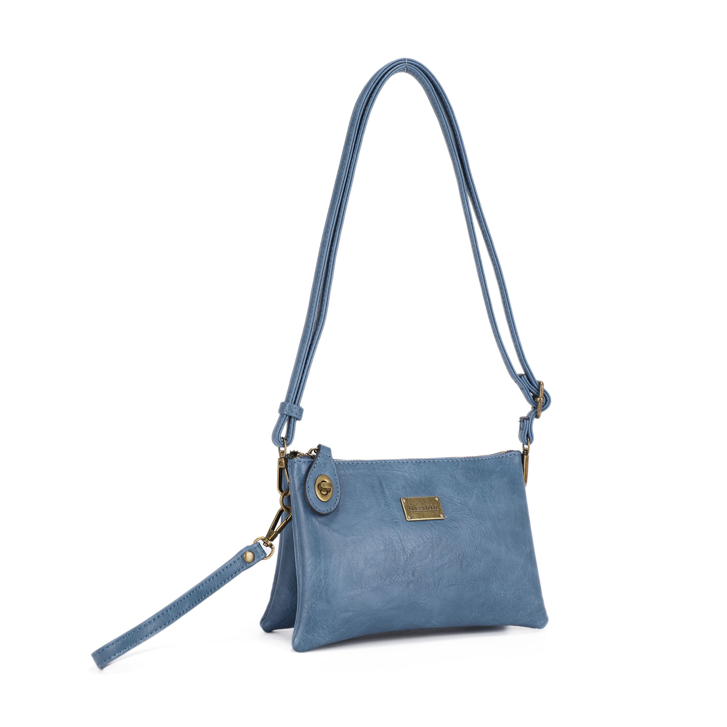 Ella Navy | Crossbody Bag + Wristlet