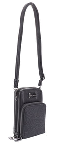 Gina 3313 compact cell phone cross body with wallet