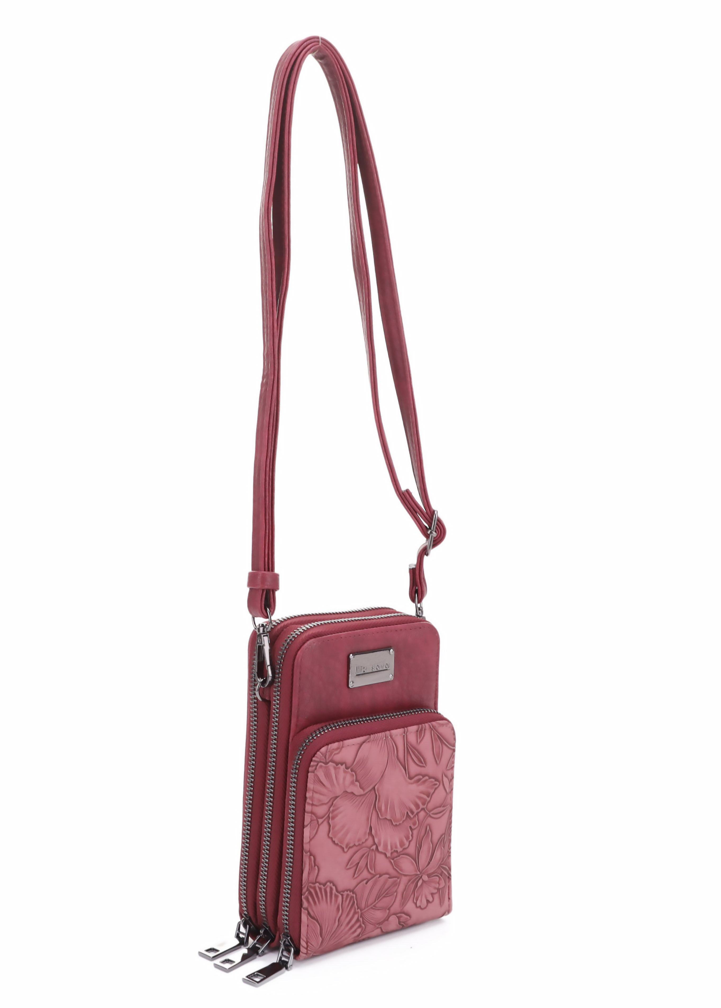 Gina 3313 compact cell phone cross body with wallet – Liz Soto