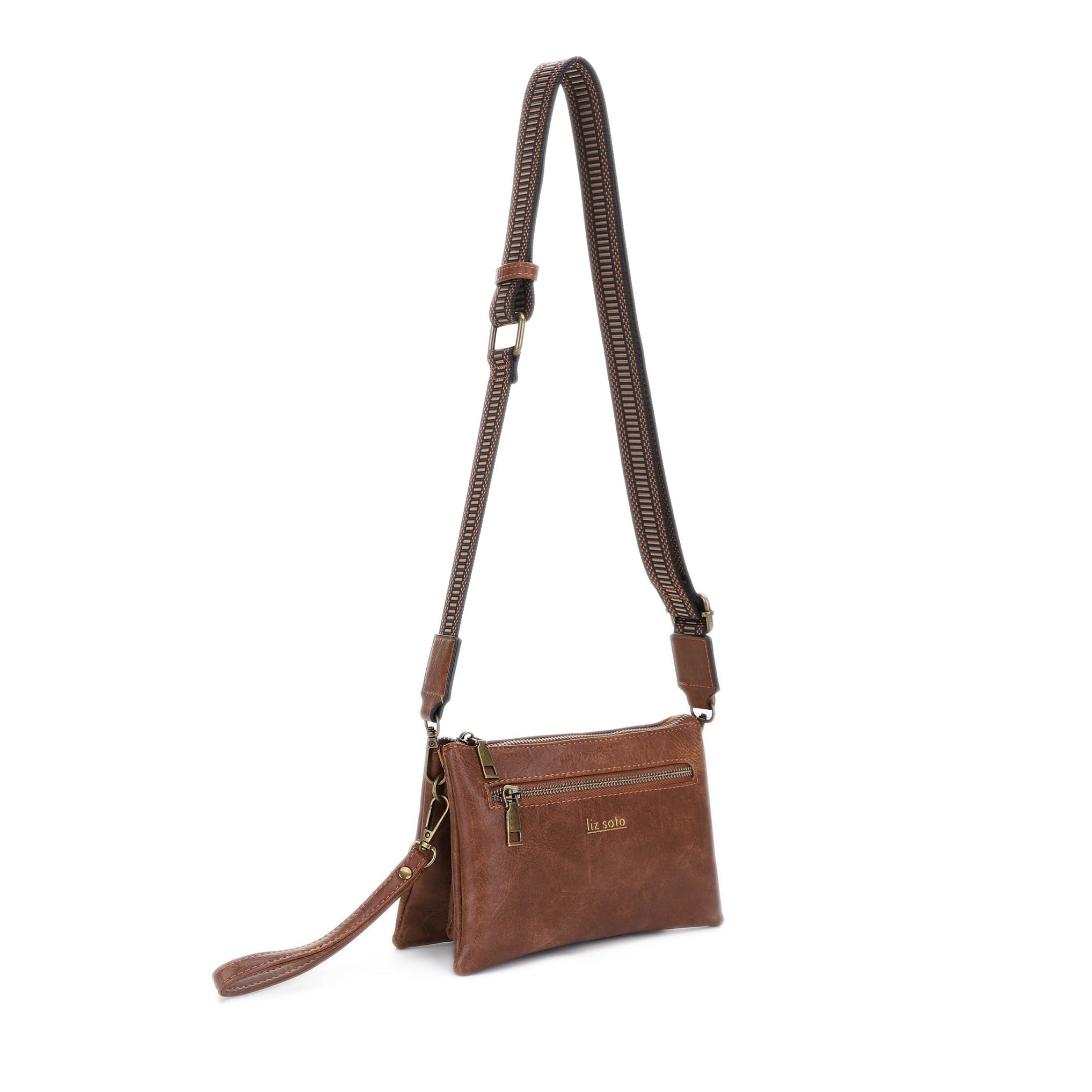 Chloe Coffee | Crossbody, woven strap