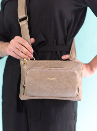 Jenni Lt. Bronze | Crossbody Bag, small