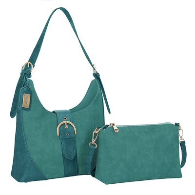 Eva Teal | Hobo Bag, 2 in 1
