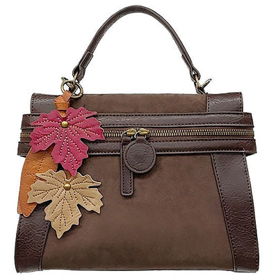 Emma Chocolate Suede | Crossbody Bag