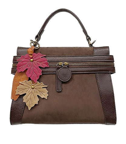 Emma Chocolate Suede | Crossbody Bag