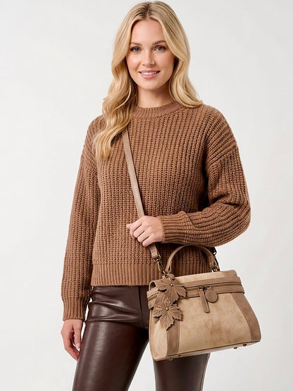 Emma Stone Suede |  Crossbody Bag