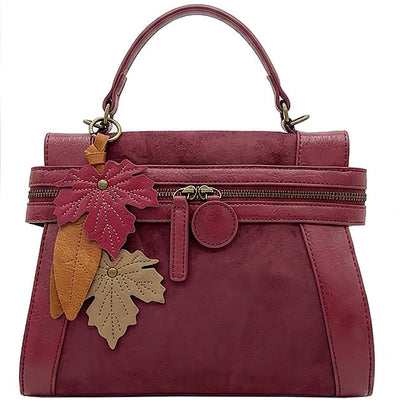 Emma Wine Suede |  Crossbody Bag
