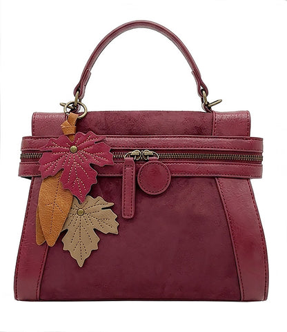 Emma Wine Suede |  Crossbody Bag
