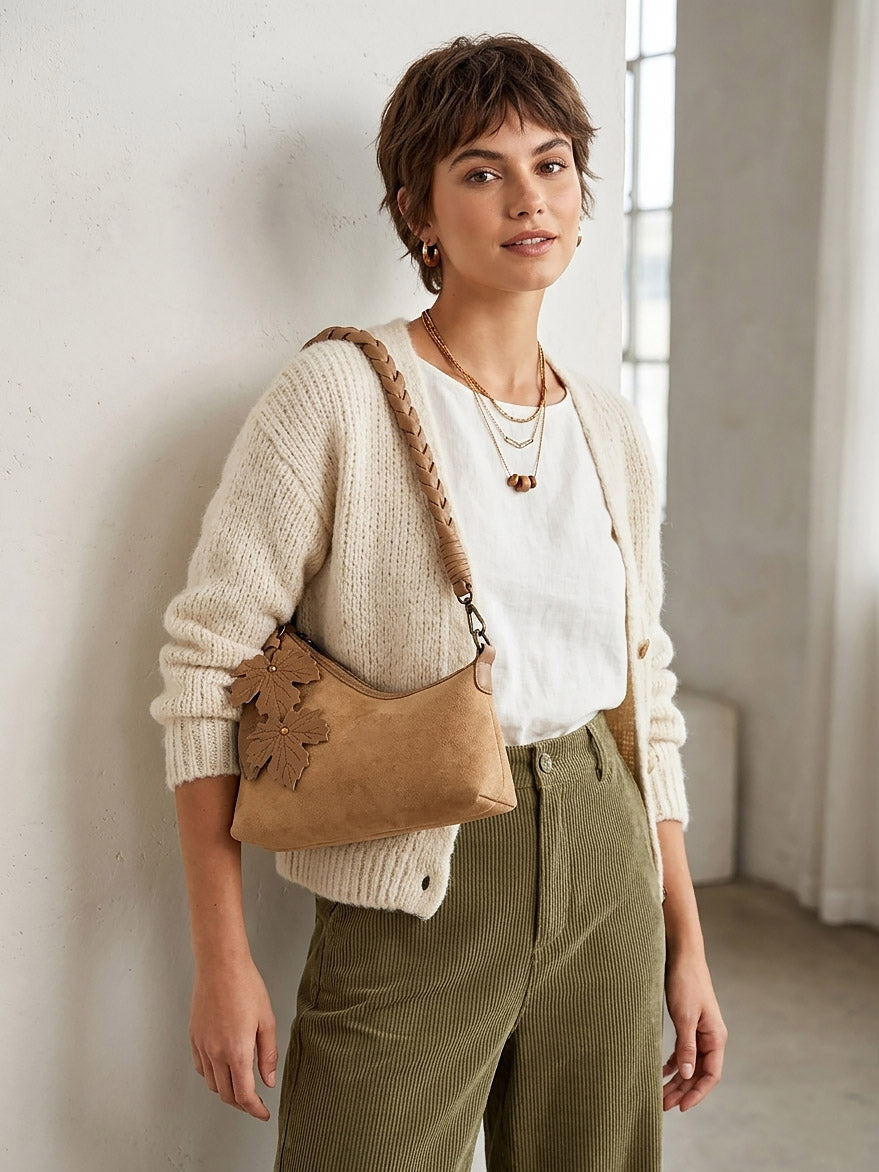 Riley Stone Suede | Crossbody Bag
