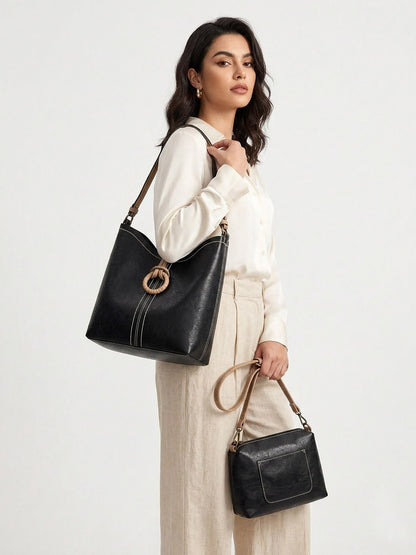 Alexa Black | Hobo Bag, 2 in 1