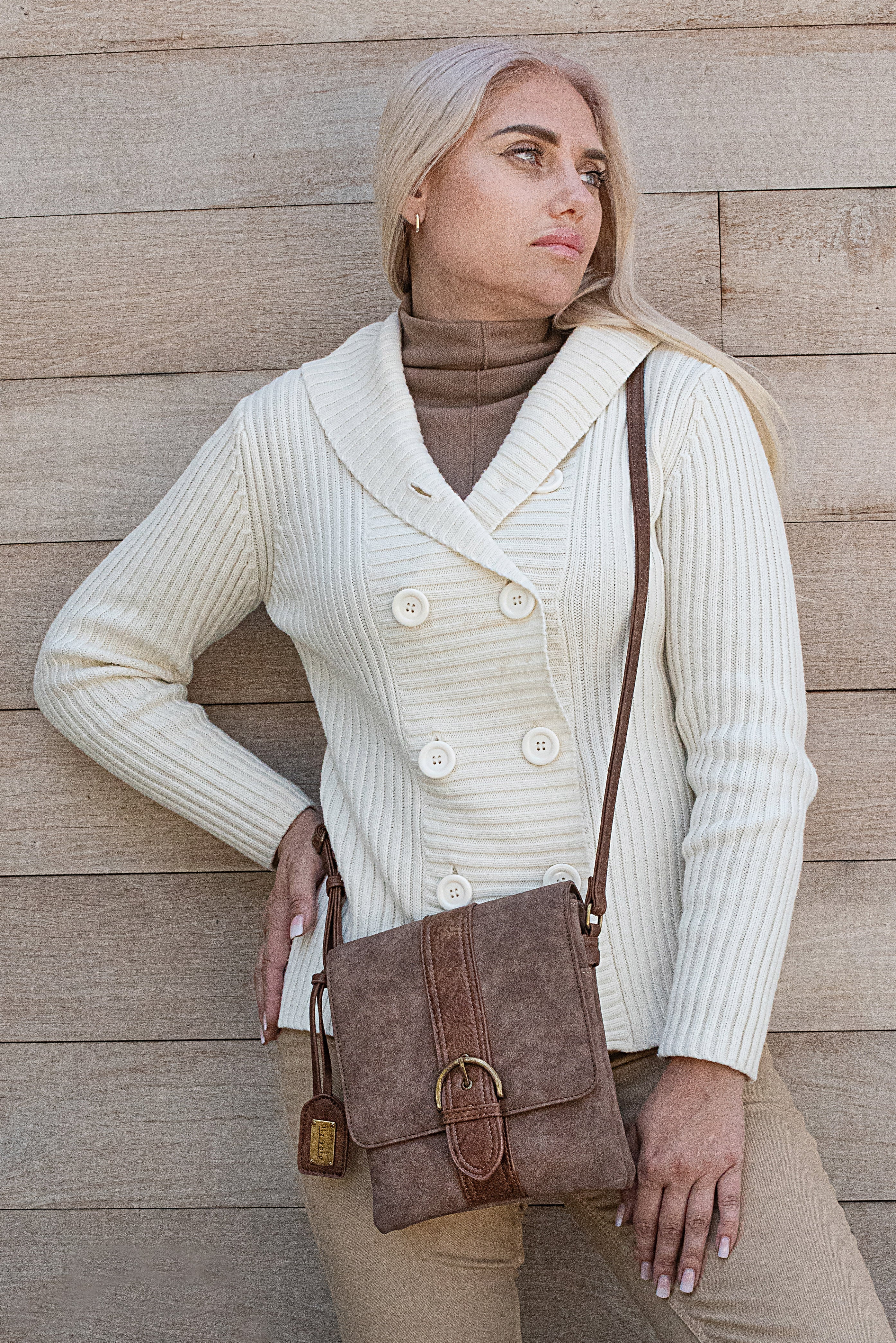 Julia Coffee | Crossbody Bag