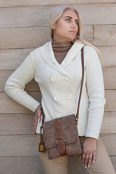 Julia Coffee | Crossbody Bag